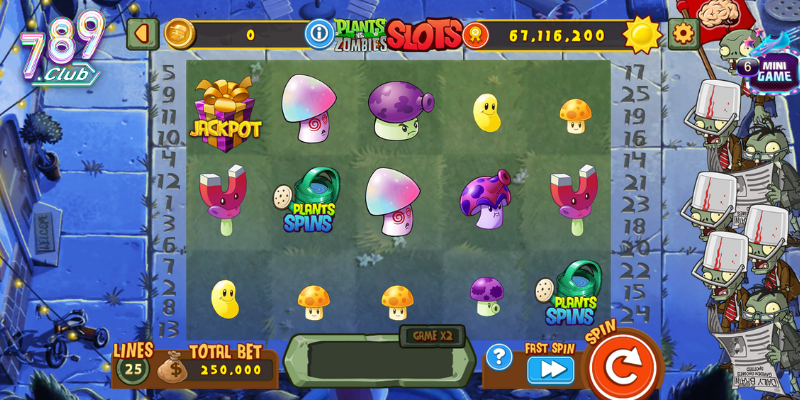 Plant vs zombies slots